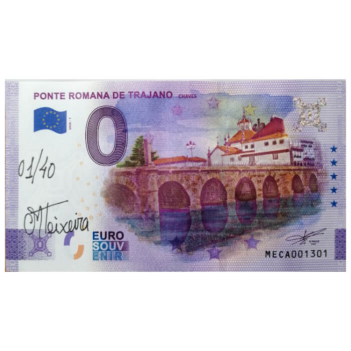 Ponte Romana de Trajano: Chaves MECA 2020-1 (pintada por Manuel Teixeira)