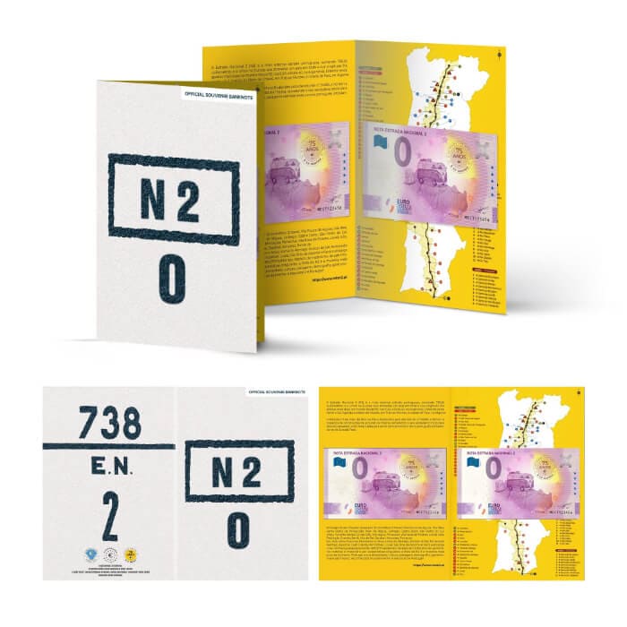 CARTEIRA Rota Estrada Nacional 2 DELUXE (2 notas) MECT 2020-1