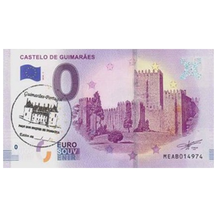 Castelo de Guimarães MEAB 2018-1 (carimbo Guimarães-Portugal)