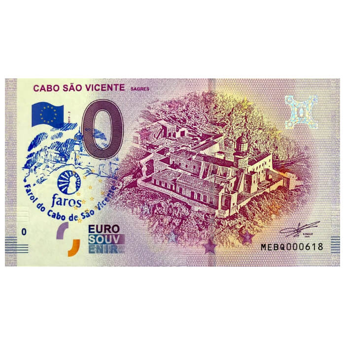 Cabo de São Vicente: Sagres MEBQ 2019-2 (carimbo Faros Farol do Cabo de São Vicente)