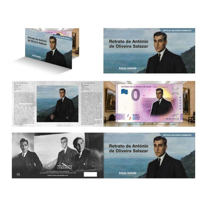 CARTEIRA António de Oliveira Salazar: Colecção Museu do Caramulo MEAQ 2021-5 (sobreimpressão a cores)