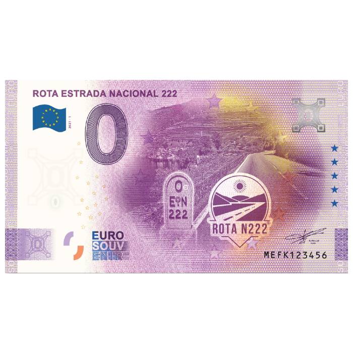 Rota Estrada Nacional 222 MEFK 2021-1 ANNIVERSARY (pintada por Manuel Teixeira)