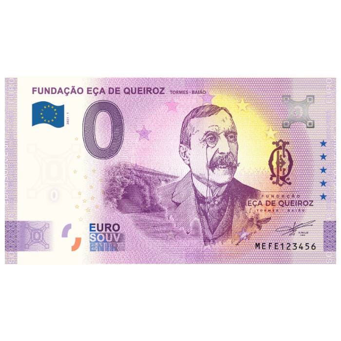 Fundação Eça de Queiroz: Tormes - Baião MEFE 2021-1 (selo CTT Os Maias 'Afonso da Maia' e carimbo 19-11-2018)