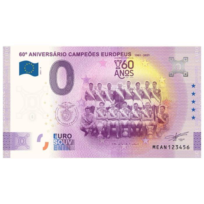 60. Aniversário Campeões Europeus: 1961-2021 MEAN 2021-9 (pintada por Manuel Teixeira)