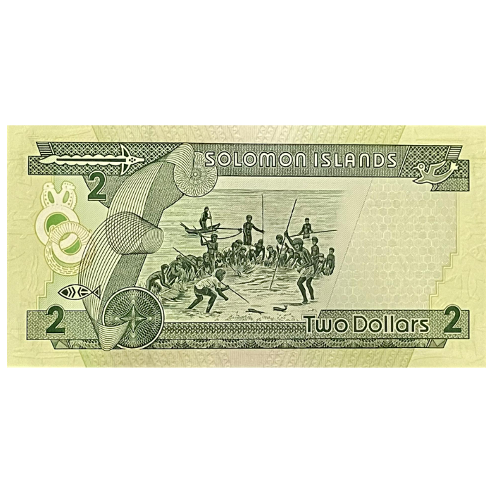 UNC 2 Dollars 1997 (N/D) Ilhas Salomão