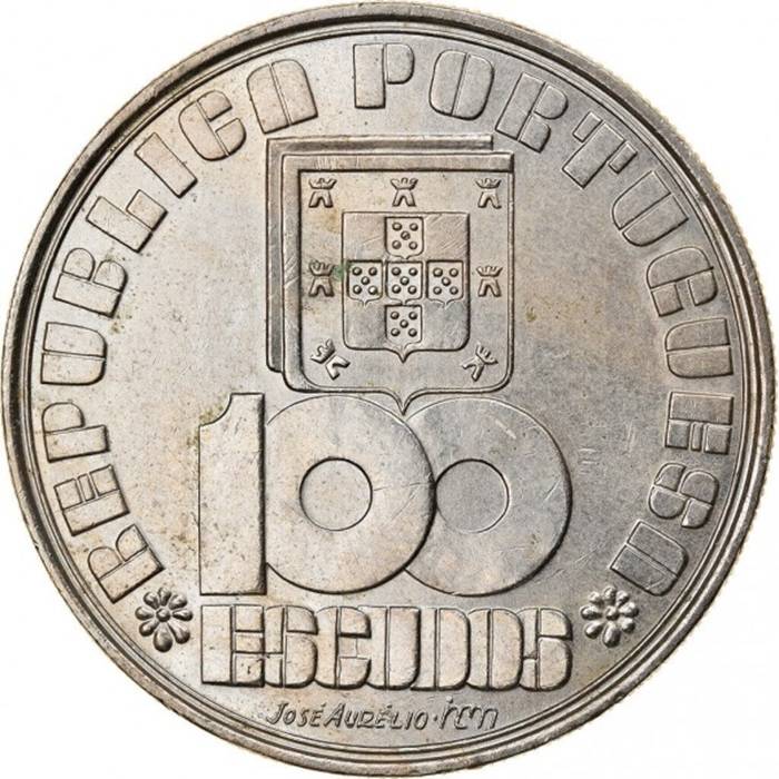 100 Escudos 1986 Fernando Pessoa
