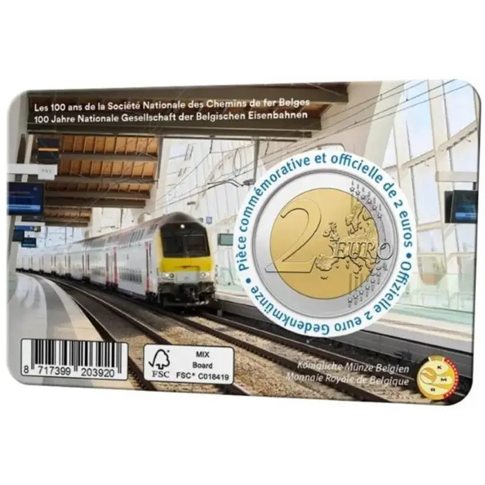 2026 Bélgica 100 Anos dos Caminhos de Ferro Belgas (NMBS/SNCB)