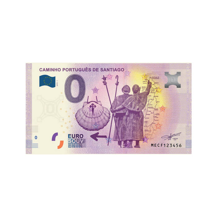 Caminho Português de Santiago MECF 2019-1 (selo Catedral de Santiago de Compostela e carimbo Atlantic Alpen Adria)