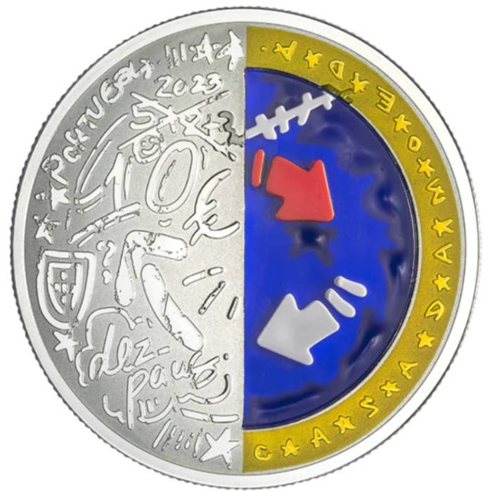 PROOF 10€ 2023 BORDALO II PRATA